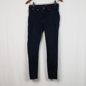 Rock & Republic Black Kashmiere Skinny Jeans Size 10 Short